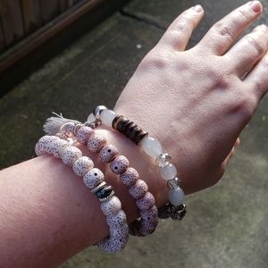 ❌SOLD❌ Boho beaded bracelet set